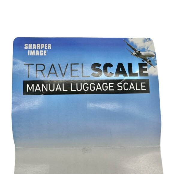Sharper Image Travel Scale Manual Luggage Scale Portable Hook Design Compact - Picture 3 of 6